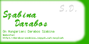 szabina darabos business card